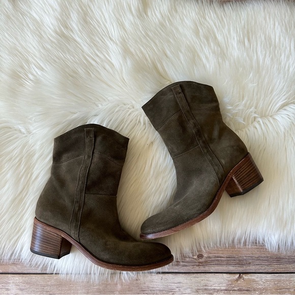 Alberto Fermani Suede Leather Boots Sz 38/7.5 Made In Italy - Picture 5 of 10